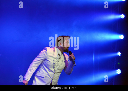 Nick Helm, promuove Comedy Award Nominee, Pleasance premere AVVIO, Edinburgh Fringe 2013 Foto Stock