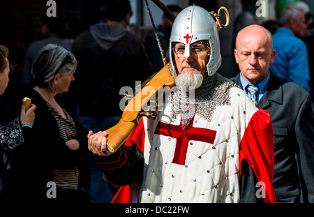 Bruges, Belgio - 9 Maggio 2013: Processione del Santo sangue in Bruges. Il 9 maggio, 2013 Foto Stock