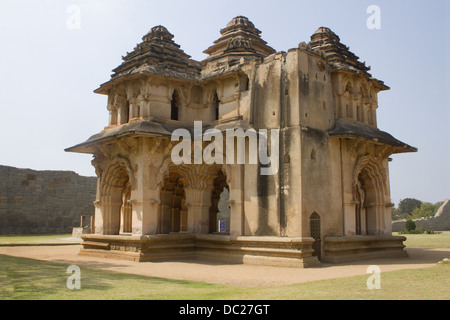 Lotus Mahal: Queens Pavillion. Hampi, Karnataka, India Foto Stock