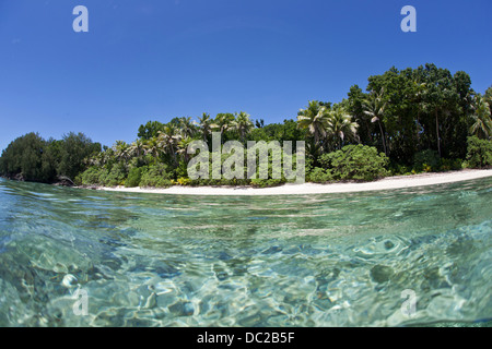 Spiaggia di Rock Islands, Micronesia, Palau Foto Stock