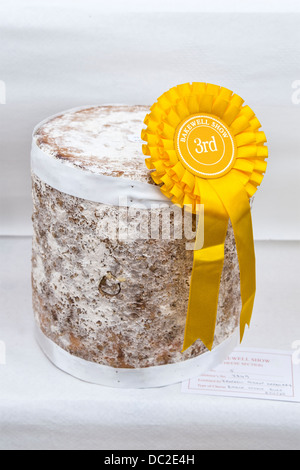 Prize-winning formaggi a Bakewell Show (Stilton) Foto Stock