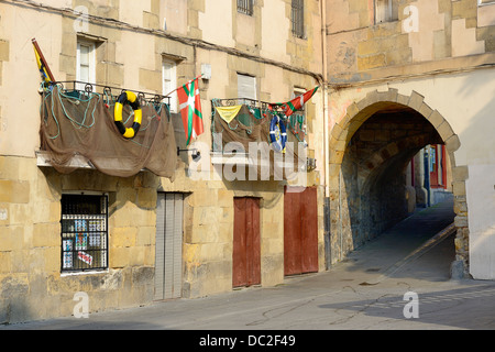 Canilla a piedi in Portugalete, Biscaglia, Paese Basco, Euskadi, Spagna, Europa Foto Stock