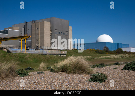 Sizewell centrale nucleare, Suffolk, East Anglia, Inghilterra Foto Stock
