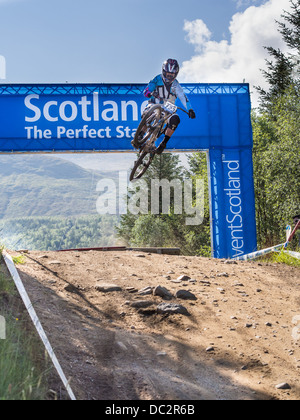 Campionato del Mondo di Mountain-bike giugno 2013, Nevis range, Scozia. Foto Stock