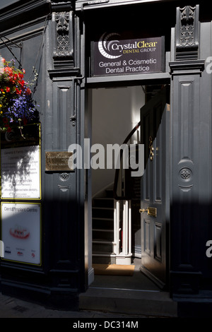 Una porta a York Foto Stock