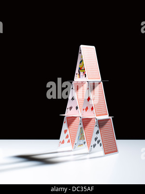 House of cards Foto Stock