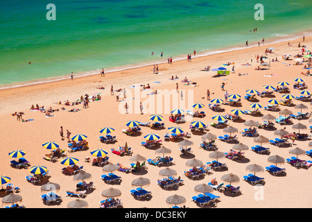 Praia do Túnel spiaggia Albufeira Algarve Portogallo UE Europa Foto Stock