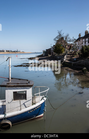 Barche da pesca a Ferryden in Scozia Foto Stock