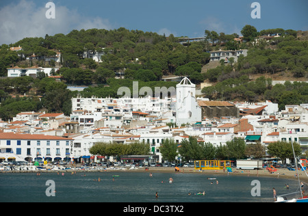 Spiaggia El Port DE LA SELVA COSTA BRAVA Catalogna SPAGNA Foto Stock