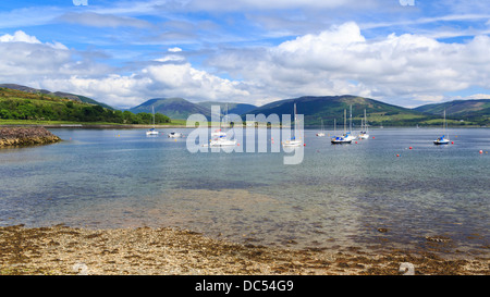 Porto Bannatyne sull'Isle of Bute Scozia UK Foto Stock