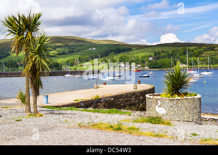 Porto Bannatyne sull'Isle of Bute Scozia UK Foto Stock