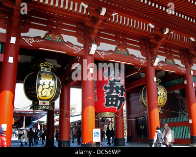 Tempio di Sensoji, Tokyo, Giappone Foto Stock