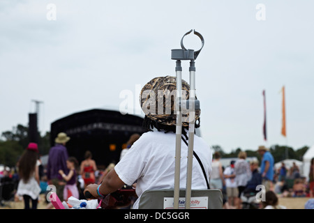 Charlton Park, Wiltshire, Inghilterra - WOMAD (il mondo delle arti di musica e danza) festival 2013. Foto Stock