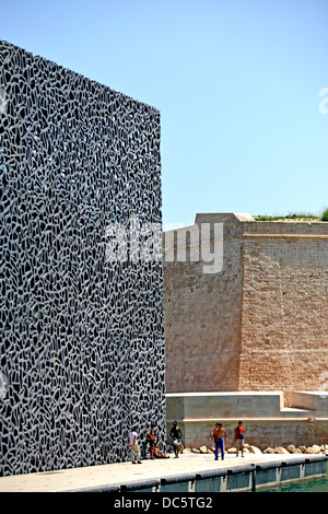 Museo Mucem Marsiglia Bouche-du-Rhone Francia Foto Stock