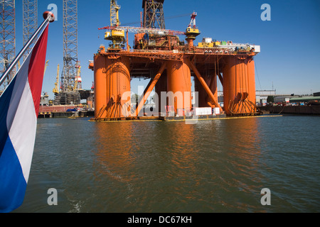 Stena Spey trivellatrice platform Keppel Verolme Botlek cantiere porto di Rotterdam Paesi Bassi Foto Stock