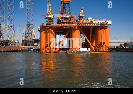 Stena Spey trivellatrice platform Keppel Verolme Botlek cantiere porto di Rotterdam Paesi Bassi Foto Stock