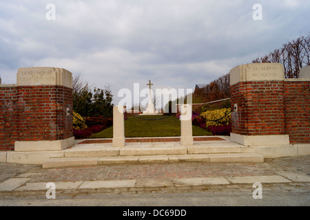 Situato a soli 8 km a sud di Ieper / Ypres Foto Stock