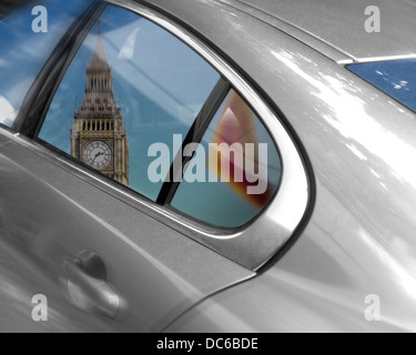 GB - LONDRA: High Society (Jaguar XF 2013) Foto Stock