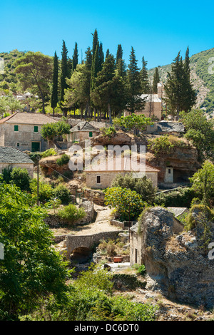 Dol villaggio sull'isola di Brac, Croazia Foto Stock