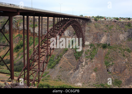 Perrine Bridge in Twin Falls (Idaho, Stati Uniti d'America) Foto Stock