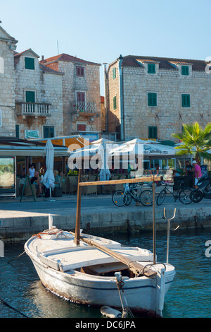 Porto di Supetar sull isola di Brac, Croazia Foto Stock