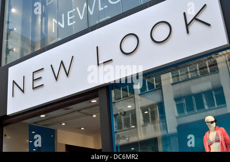 Nuovo look fashion shop in Oxford Street, Londra, Regno Unito. Foto Stock