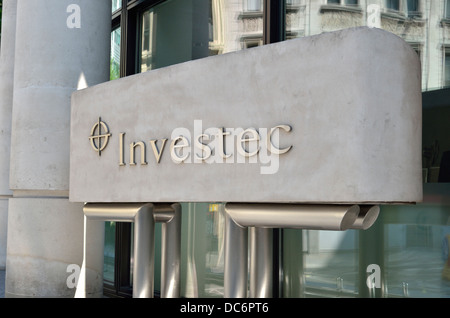 Investec Asset Management uffici in Gresham Street, City of London, Londra, Regno Unito. Foto Stock