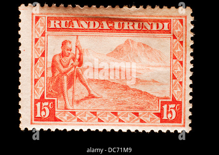 Ruanda Urundi francobollo Foto Stock