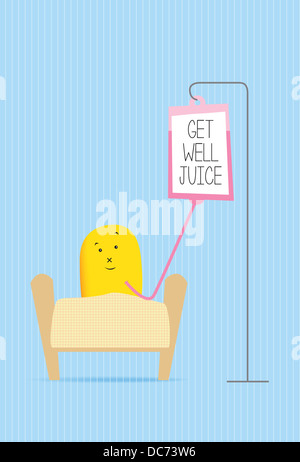 Kawii stile manga giapponese illustrazione di Monster per letto cavalcato Foto Stock