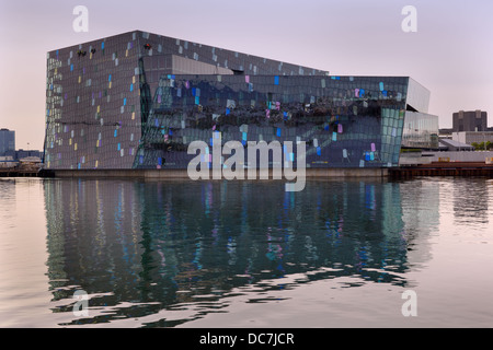 HARPA, Concert Hall e il centro conferenze, Reykjavik, Islanda Foto Stock