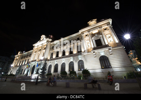 Situato nel centro di Bucarest, è la Banca nazionale di Romania ed è stato istituito nel mese di aprile 1880. Foto Stock