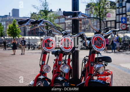 Mac Bike Rentals in Amsterdam Foto Stock