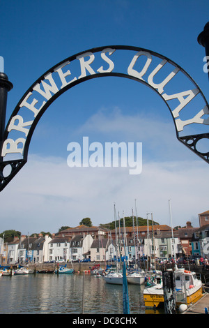 Brewers Quay, porto di Weymouth Dorset, South West England, Regno Unito Foto Stock