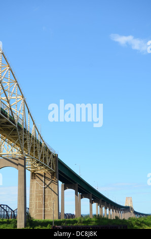 Sault Ste. Marie International ponte di collegamento tra gli Stati Uniti e il Canada Foto Stock