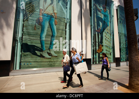 Terza strada Lungomare, Santa Monica, Los Angeles, California Foto Stock