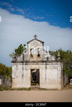 Vecchia Chiesa, Quirimba Isola, Mozambico Foto Stock