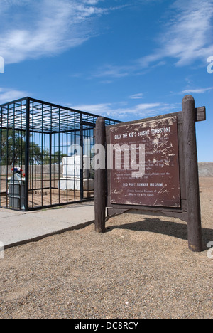 Billy the Kid grave site forte Sumner museo nel Nuovo Messico USA Foto Stock