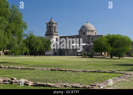 La MISSIONE DI SAN JOSE di SAN ANTONIO TEXAS USA Foto Stock