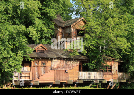 Tree House Restaurant a Alnwick Castle e giardini, Northumberland Foto Stock