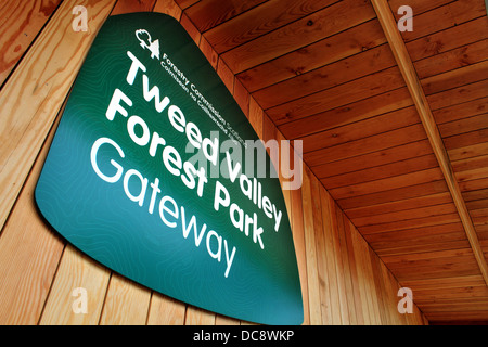 Glentress Peel Facility, Scottish Borders Foto Stock