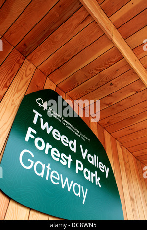 Glentress Peel Facility, Scottish Borders Foto Stock