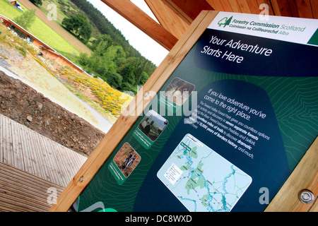 Glentress Peel Facility, Scottish Borders Foto Stock