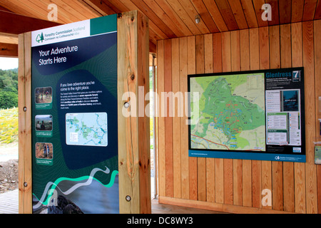 Glentress Peel Facility, Scottish Borders Foto Stock