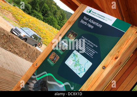 Glentress Peel Facility, Scottish Borders Foto Stock