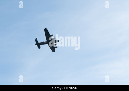 Avro Lancaster su Lincolnshire, Inghilterra. Foto Stock