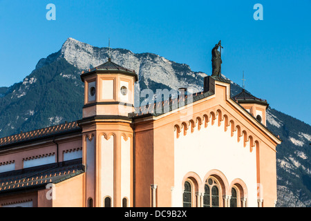 Pfarrkirche des Erlösers, Chiesa del Santissimo Redentore, Levico Terme, Trentino, Italia Foto Stock