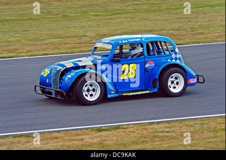 Leggende a Ty Croes pista circuito di Anglesey North Wales UK Foto Stock