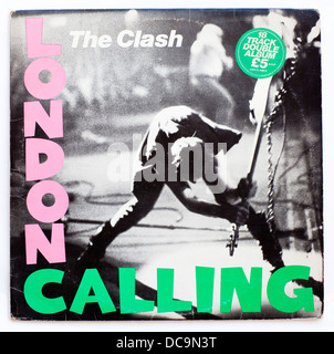 The Clash - London Calling, 1979 doppio album sulla CBS Records - solo per uso editoriale Foto Stock