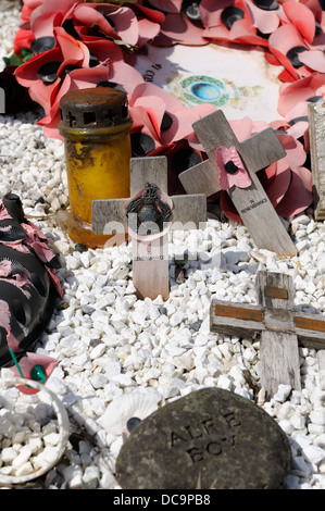 Il giardino del ricordo presso il commando memorial vicino a Spean Bridge Foto Stock