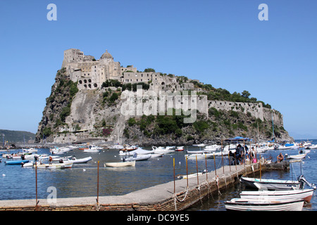 Castello Aragonese, Ischia, Italia Foto Stock